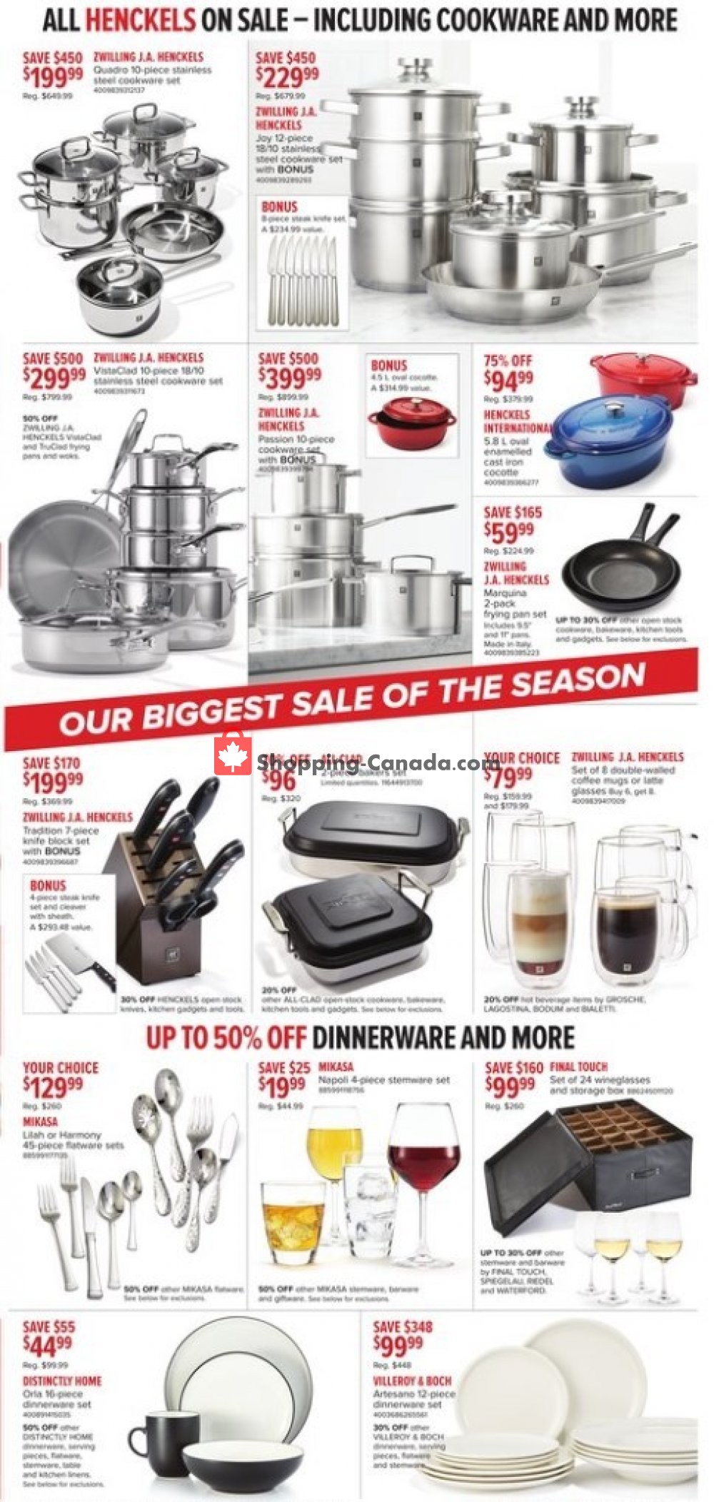 Hudson's Bay flyer from Friday April 19, 2019 to Thursday April 25, 2019 - page 12