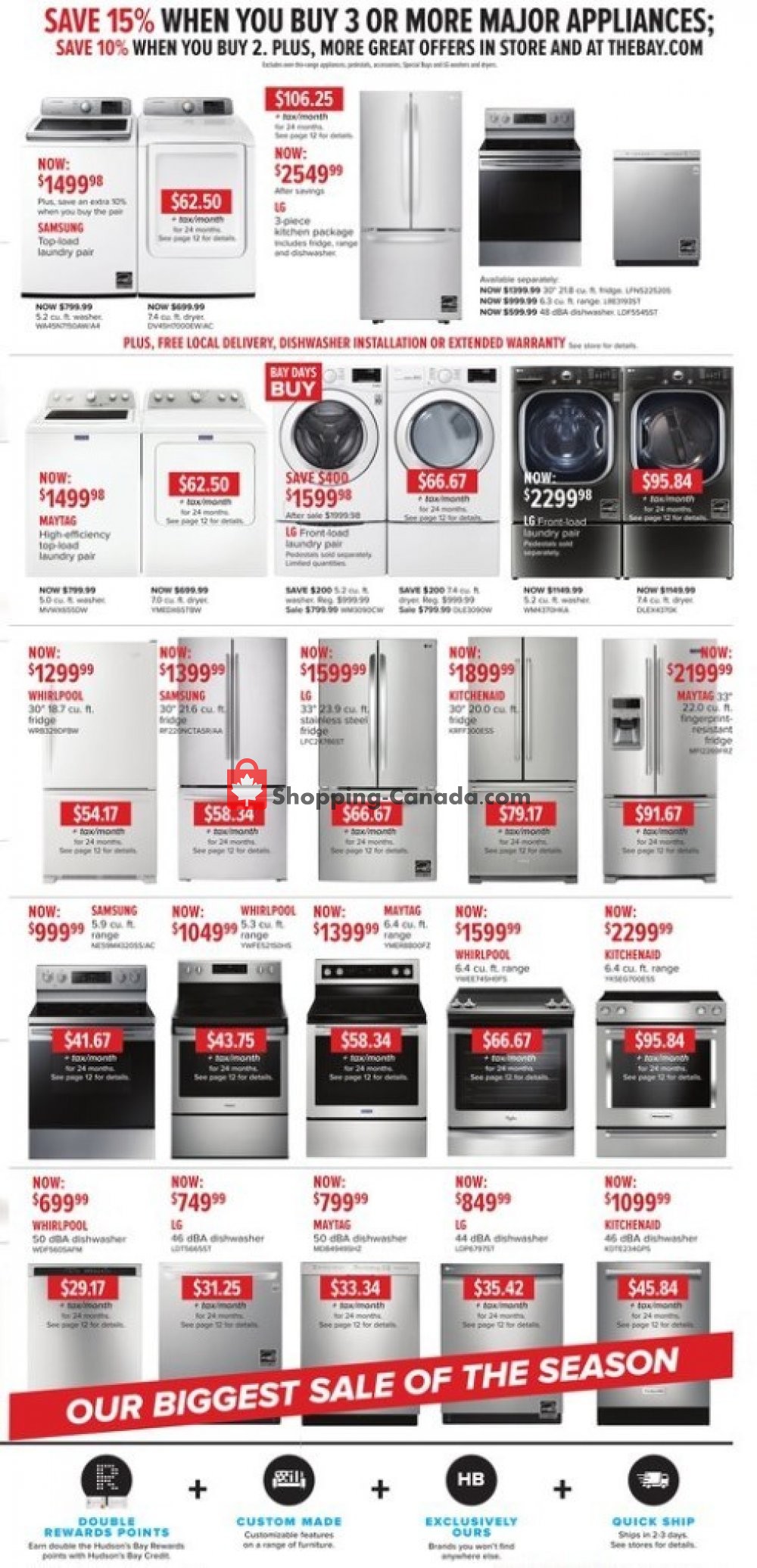 Hudson's Bay flyer from Friday April 19, 2019 to Thursday April 25, 2019 - page 14