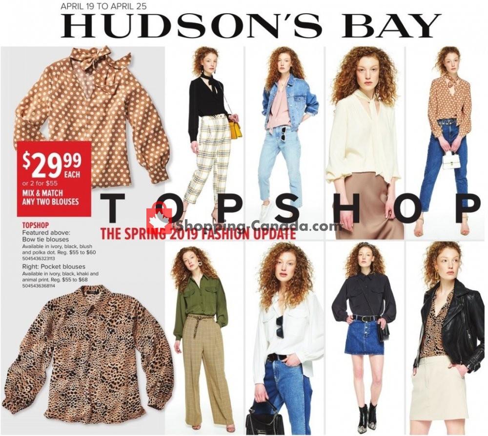 Hudson's Bay flyer from Friday April 19, 2019 to Thursday April 25, 2019 - page 22