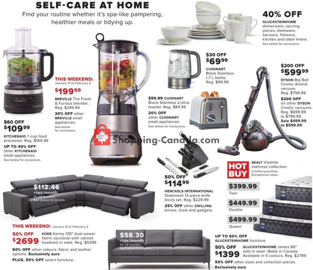 Hudson's Bay flyer from Friday January 31, 2020 to Thursday February 6, 2020 - page 4
