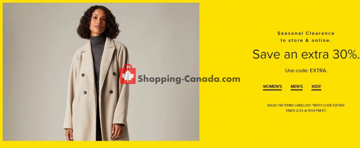 Hudson's Bay flyer from Saturday February 11, 2023 to Thursday February 23, 2023 - page 1