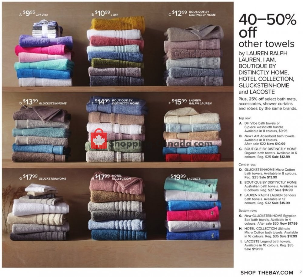 Hudson's Bay flyer from Friday September 6, 2019 to Thursday September 12, 2019 - page 13