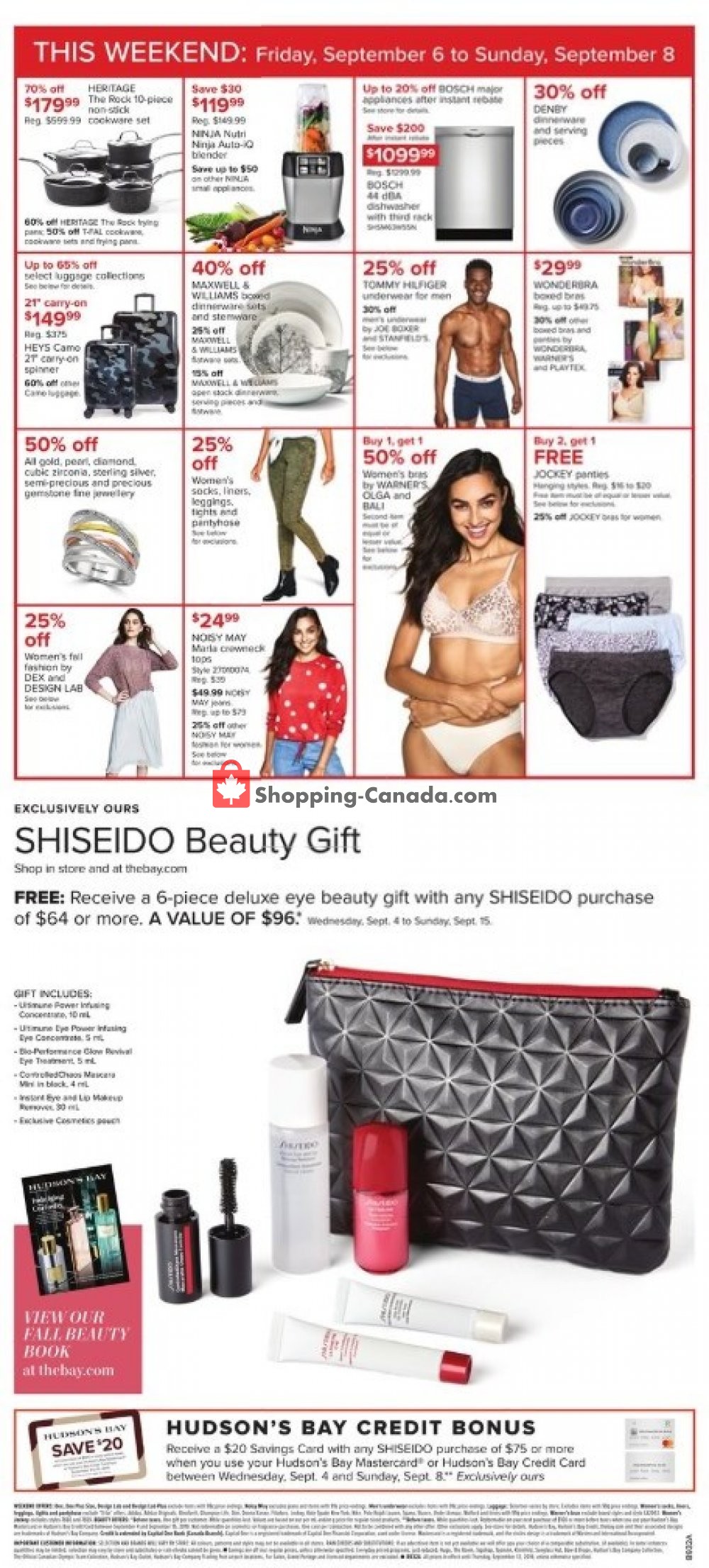 Hudson's Bay flyer from Friday September 6, 2019 to Thursday September 12, 2019 - page 2