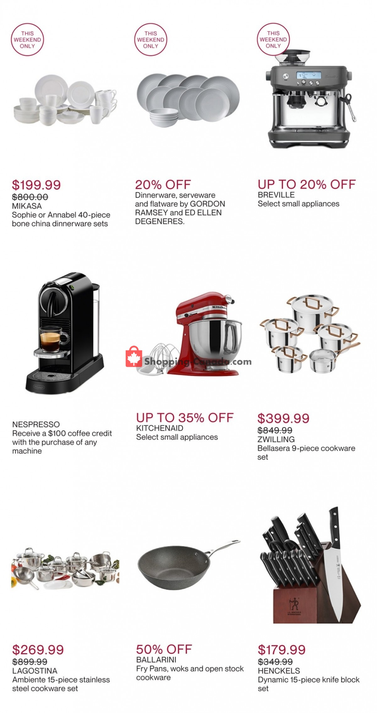 Hudson's Bay flyer from Friday October 8, 2021 to Thursday October 14, 2021 - page 6
