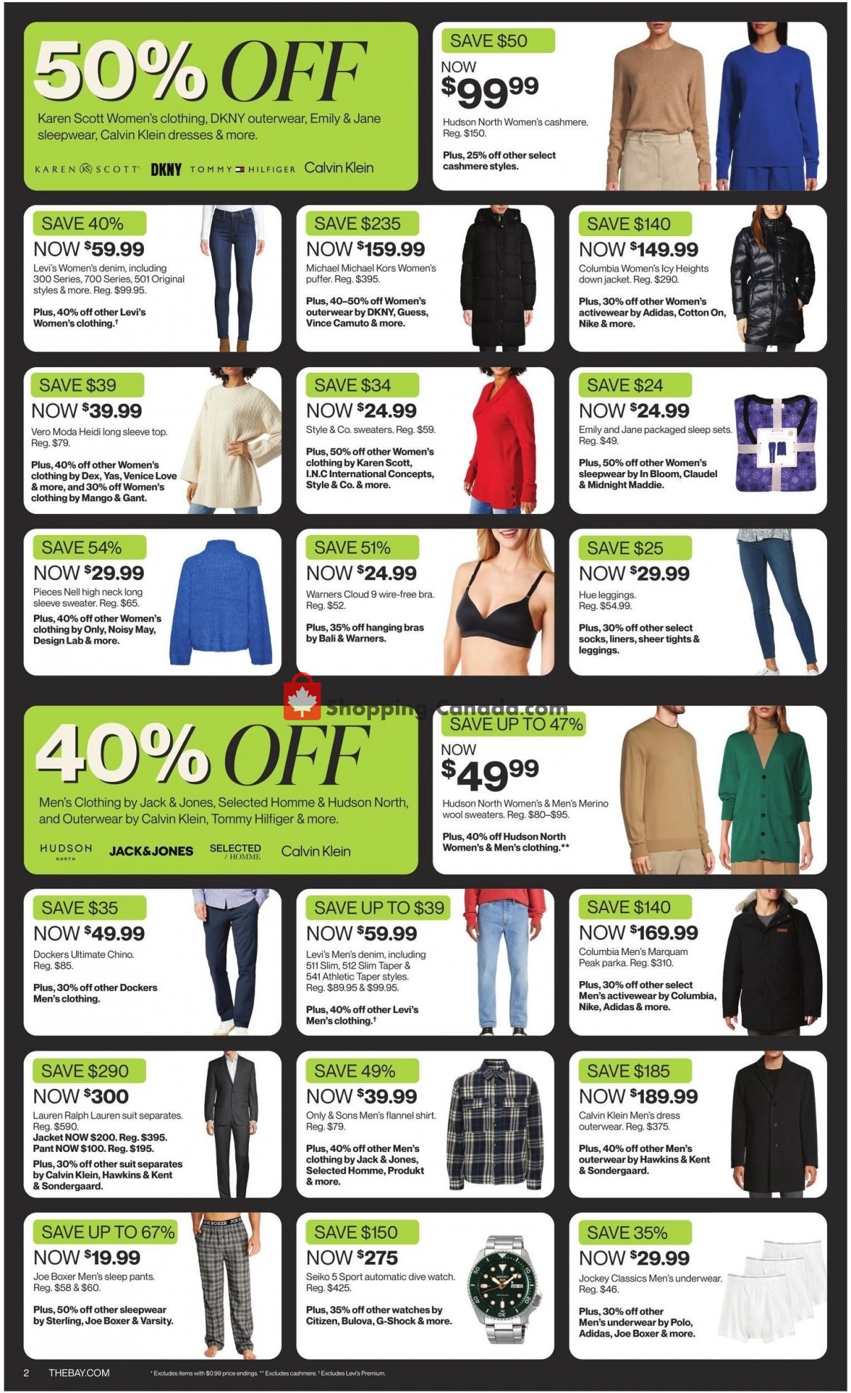 Hudson's Bay flyer from Thursday November 16, 2023 to Thursday November 23, 2023 - page 2