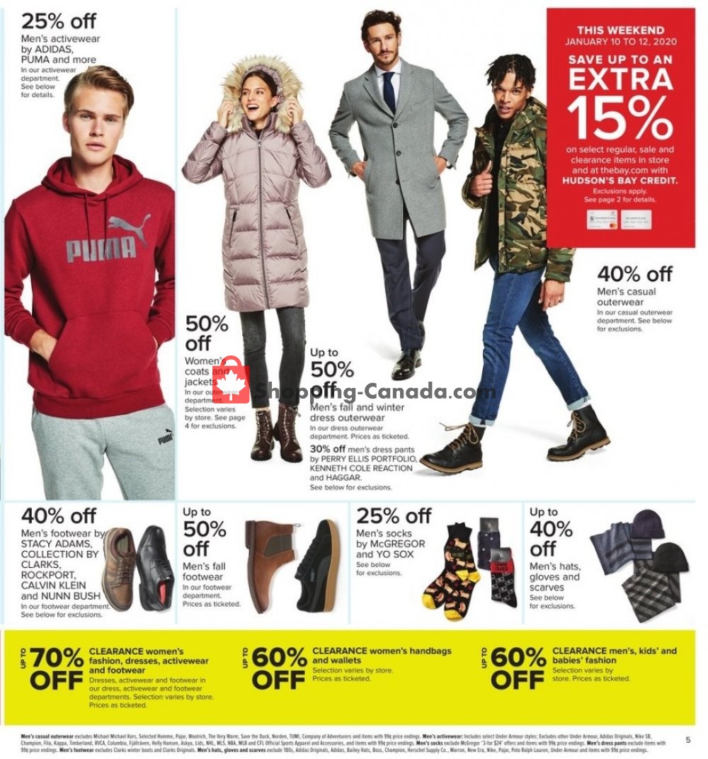 Hudson's Bay flyer from Friday January 10, 2020 to Thursday January 16, 2020 - page 7