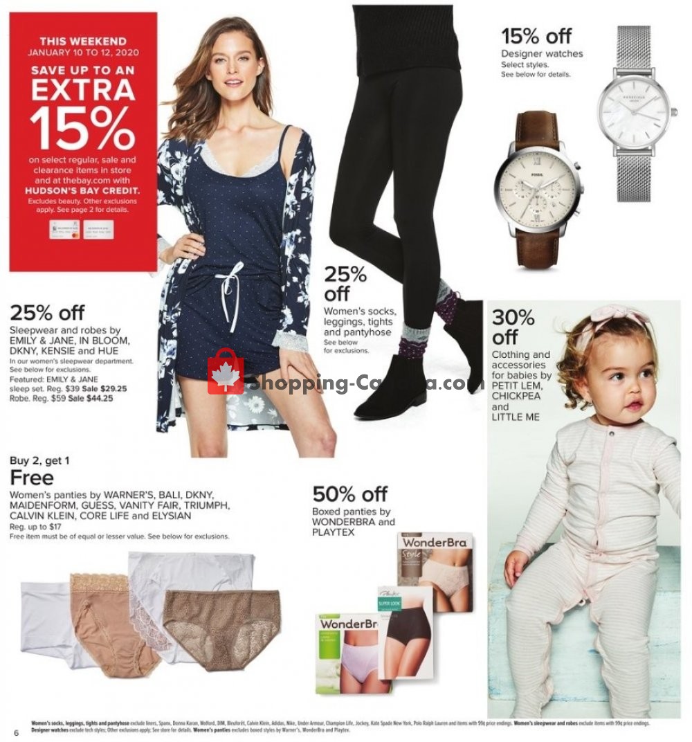 Hudson's Bay flyer from Friday January 10, 2020 to Thursday January 16, 2020 - page 8