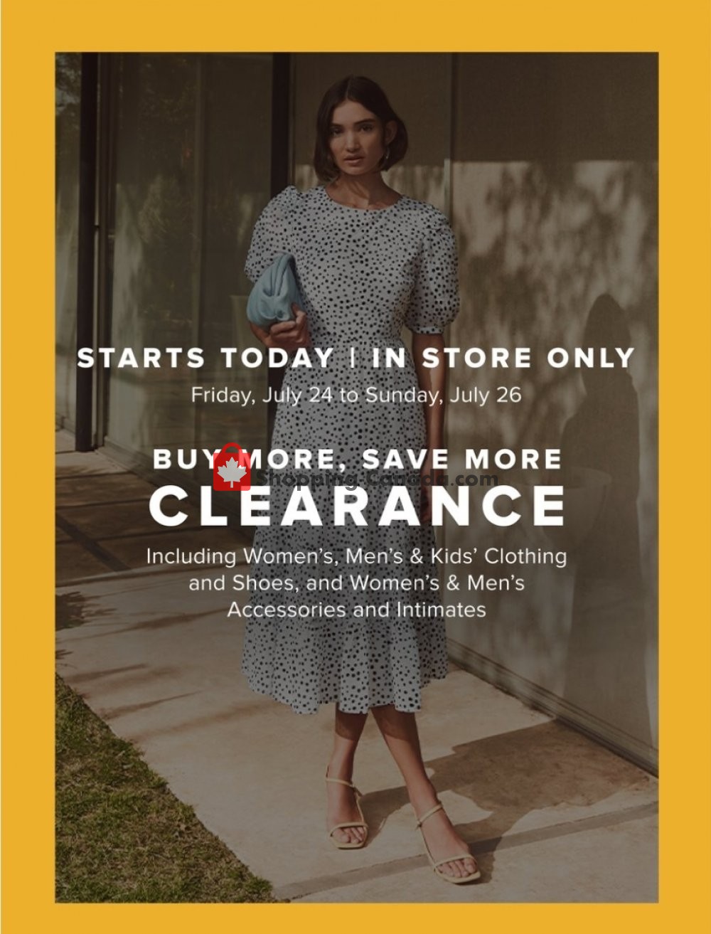 Hudson's Bay flyer from Friday July 24, 2020 to Monday July 27, 2020 - page 1