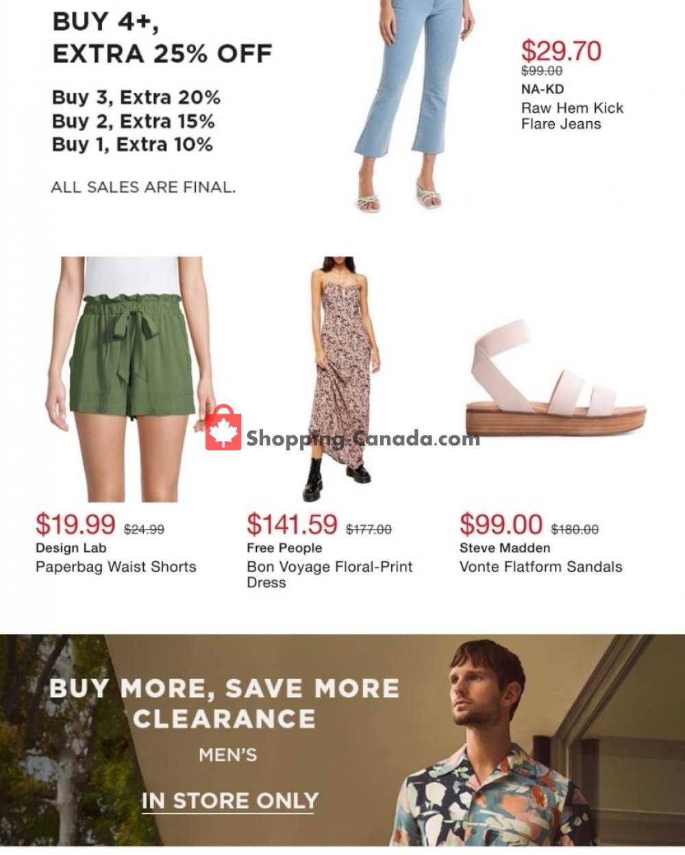 Hudson's Bay flyer from Friday July 24, 2020 to Monday July 27, 2020 - page 3