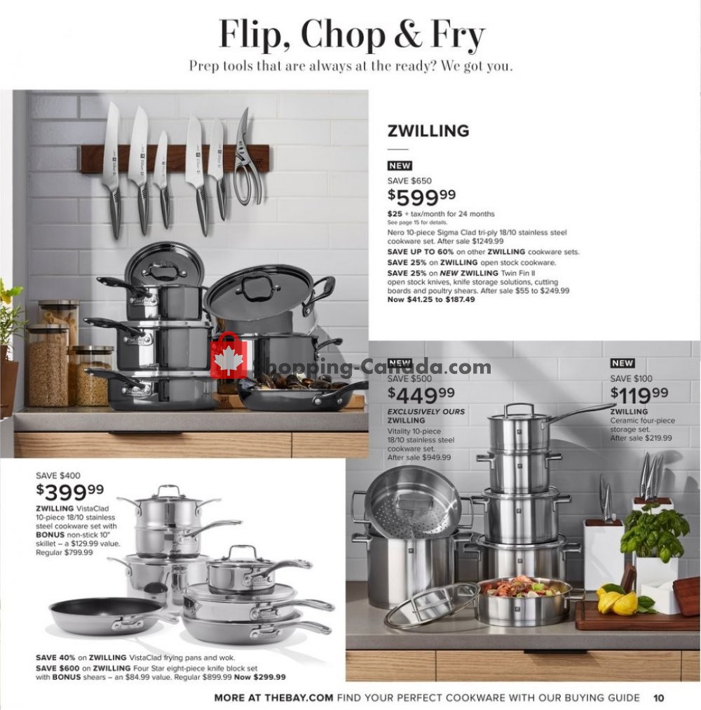 Hudson's Bay flyer from Friday September 6, 2019 to Thursday September 19, 2019 - page 10