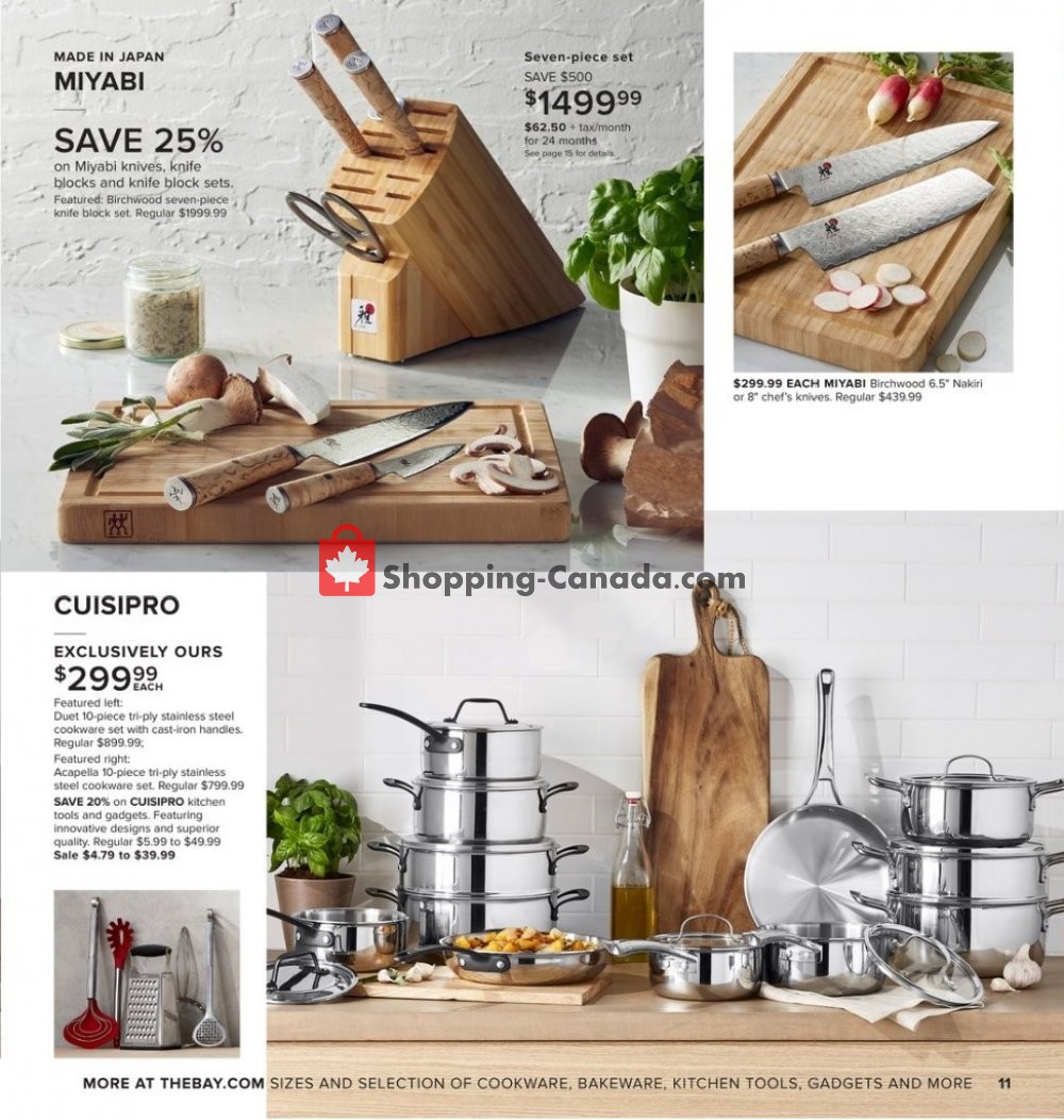 Hudson's Bay flyer from Friday September 6, 2019 to Thursday September 19, 2019 - page 11