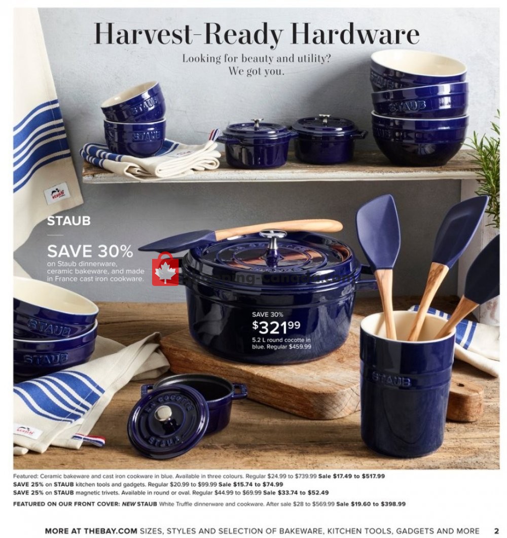 Hudson's Bay flyer from Friday September 6, 2019 to Thursday September 19, 2019 - page 2