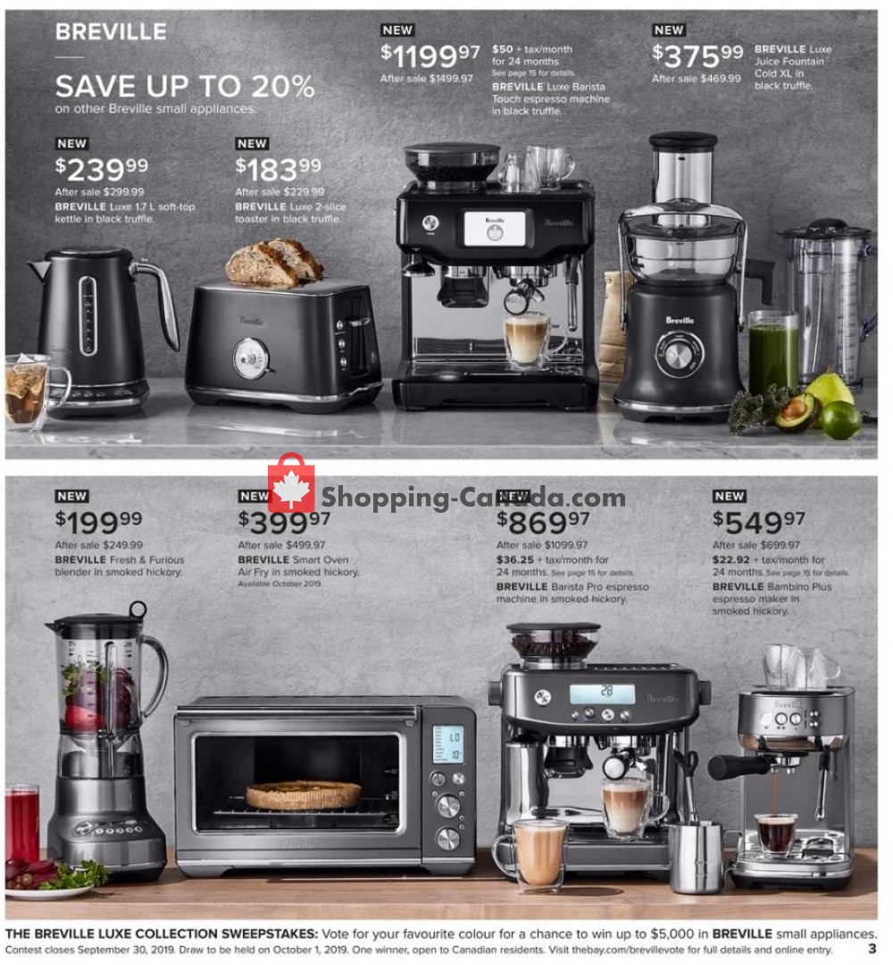 Hudson's Bay flyer from Friday September 6, 2019 to Thursday September 19, 2019 - page 3