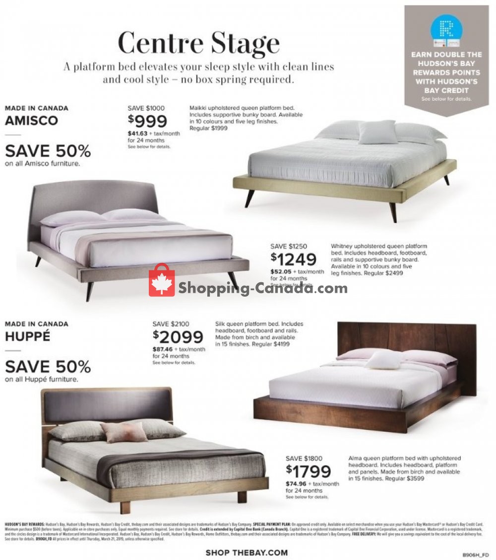 Hudson's Bay flyer from Friday March 8, 2019 to Thursday March 21, 2019 - page 15