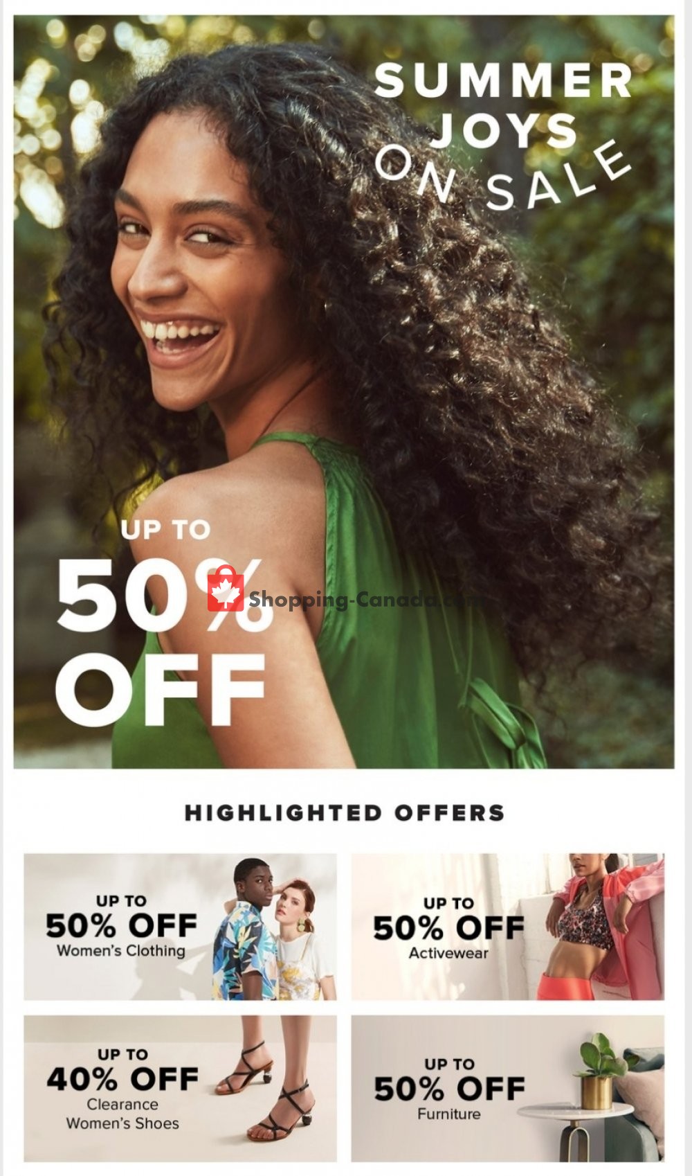 Hudson's Bay flyer from Friday July 10, 2020 to Friday July 17, 2020 - page 1