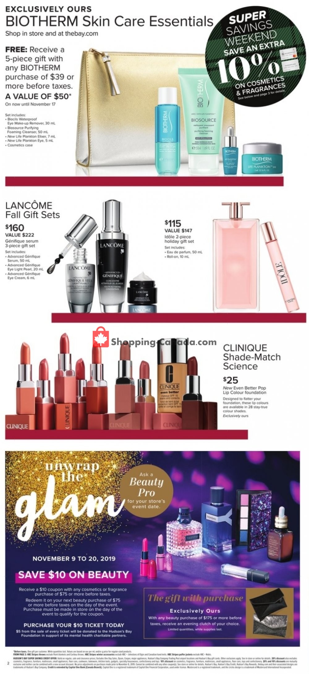 Hudson's Bay flyer from Friday November 8, 2019 to Thursday November 14, 2019 - page 3