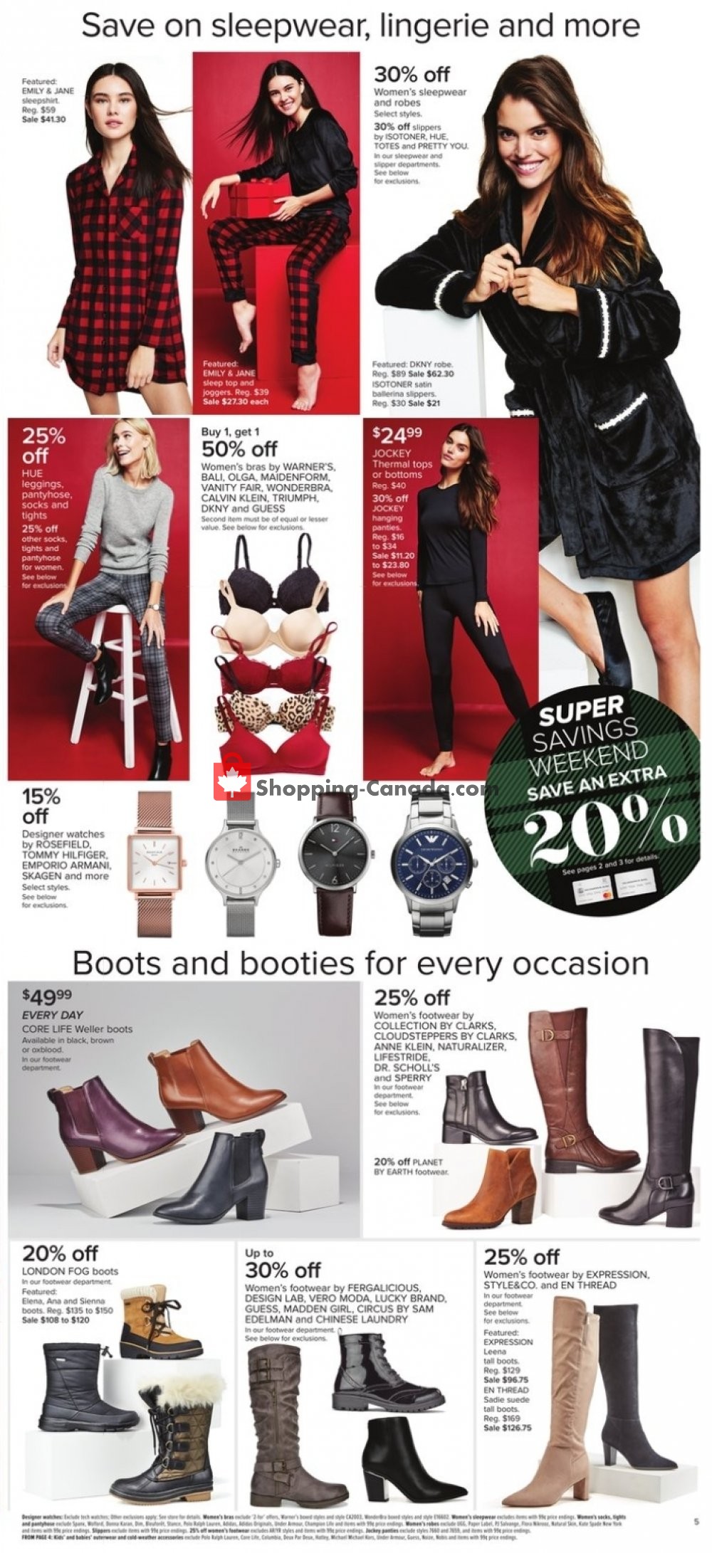Hudson's Bay flyer from Friday November 8, 2019 to Thursday November 14, 2019 - page 6