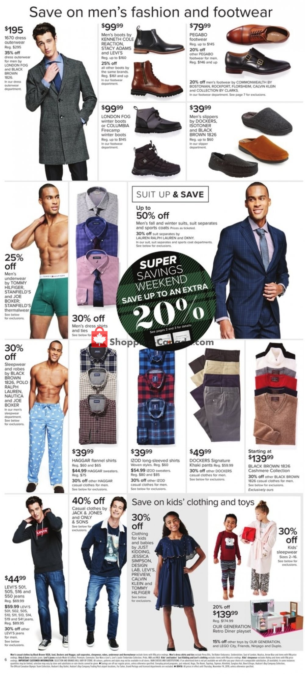 Hudson's Bay flyer from Friday November 8, 2019 to Thursday November 14, 2019 - page 7