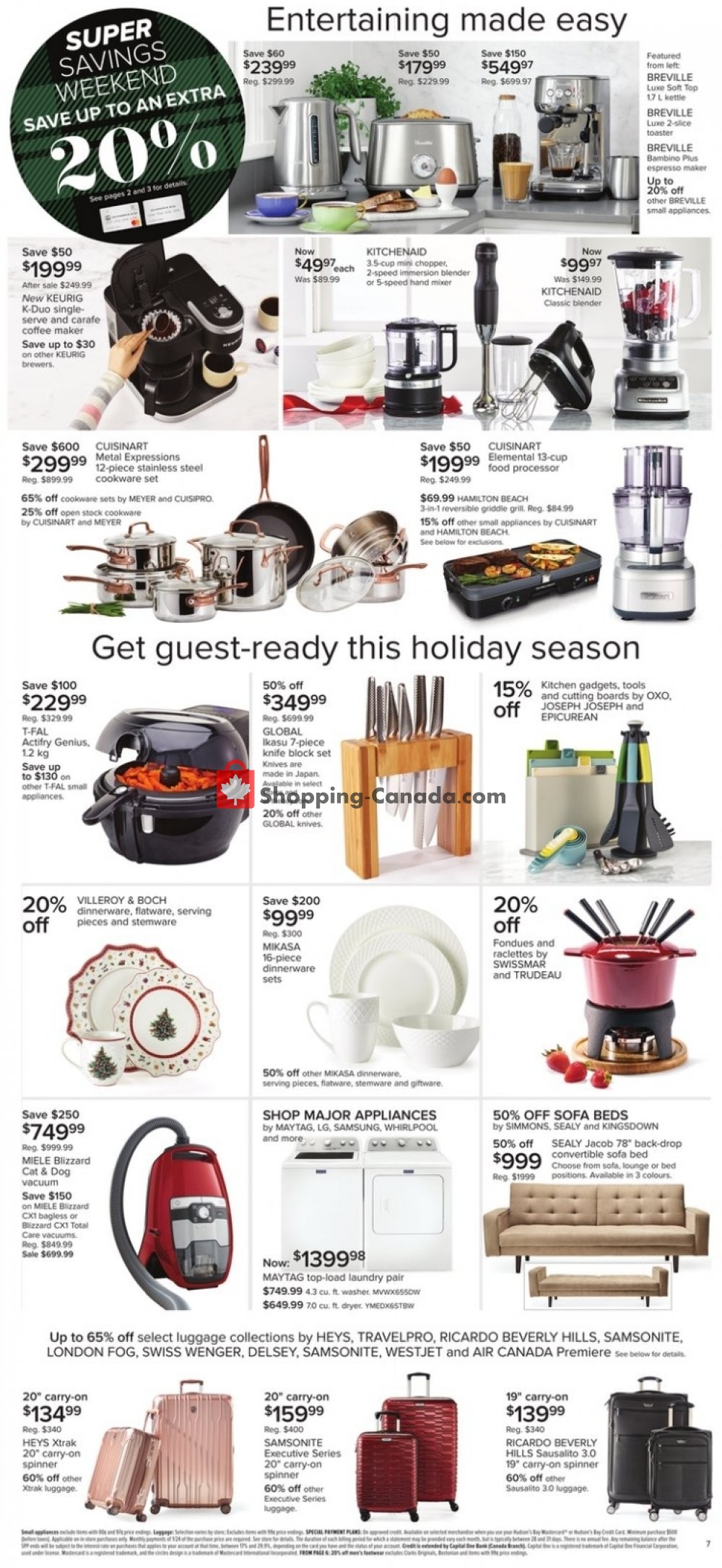 Hudson's Bay flyer from Friday November 8, 2019 to Thursday November 14, 2019 - page 8