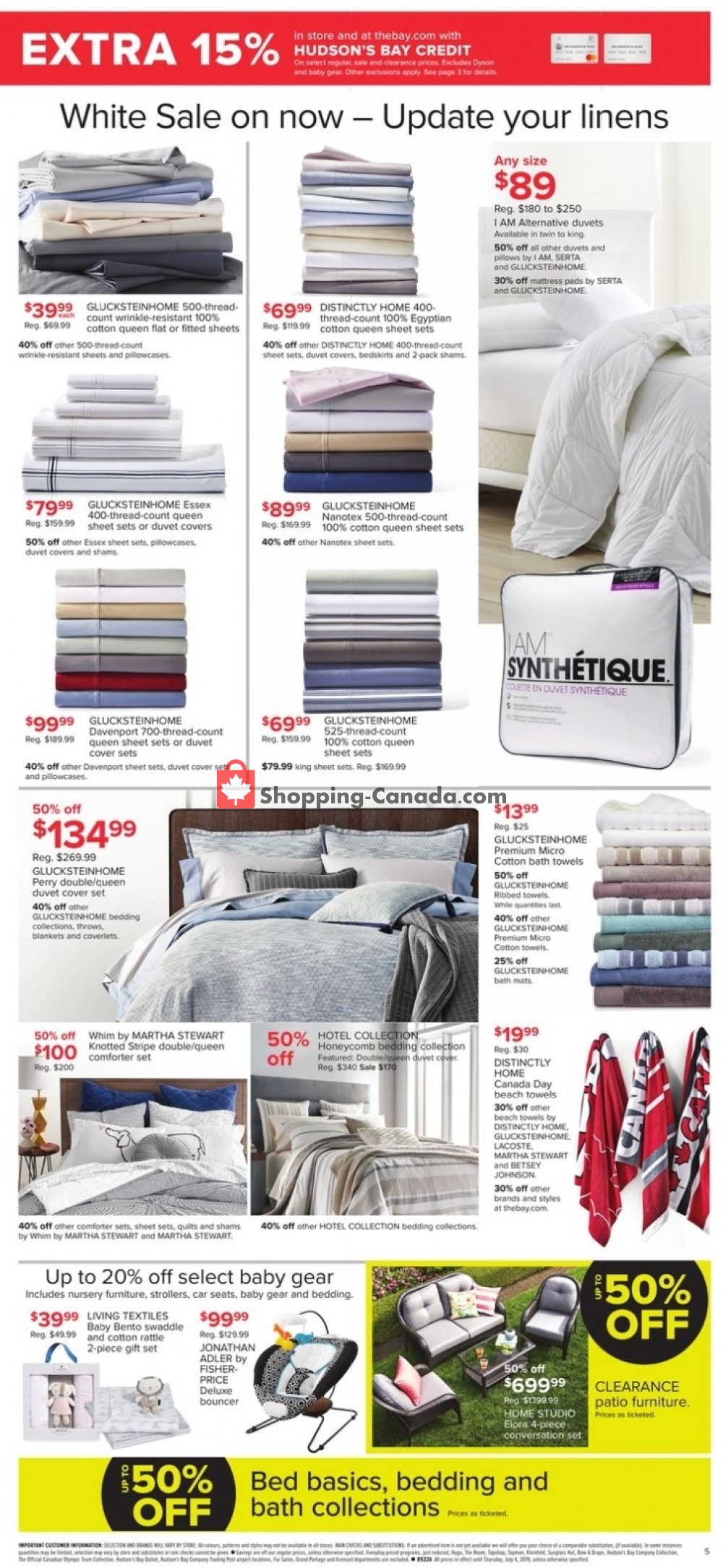 Hudson's Bay flyer from Friday June 28, 2019 to Thursday July 4, 2019 - page 6
