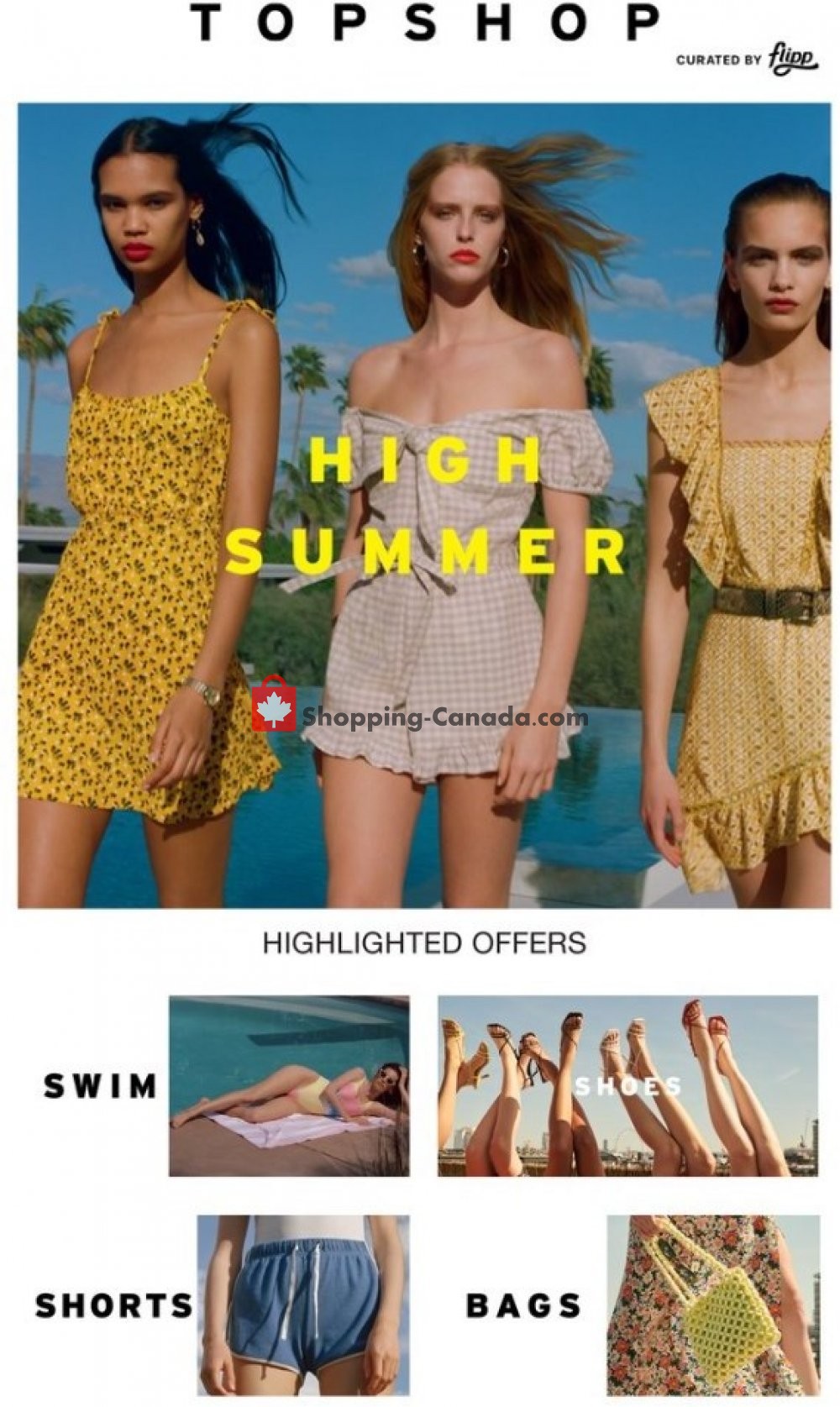 Hudson's Bay flyer from Saturday July 6, 2019 to Thursday July 11, 2019 - page 1