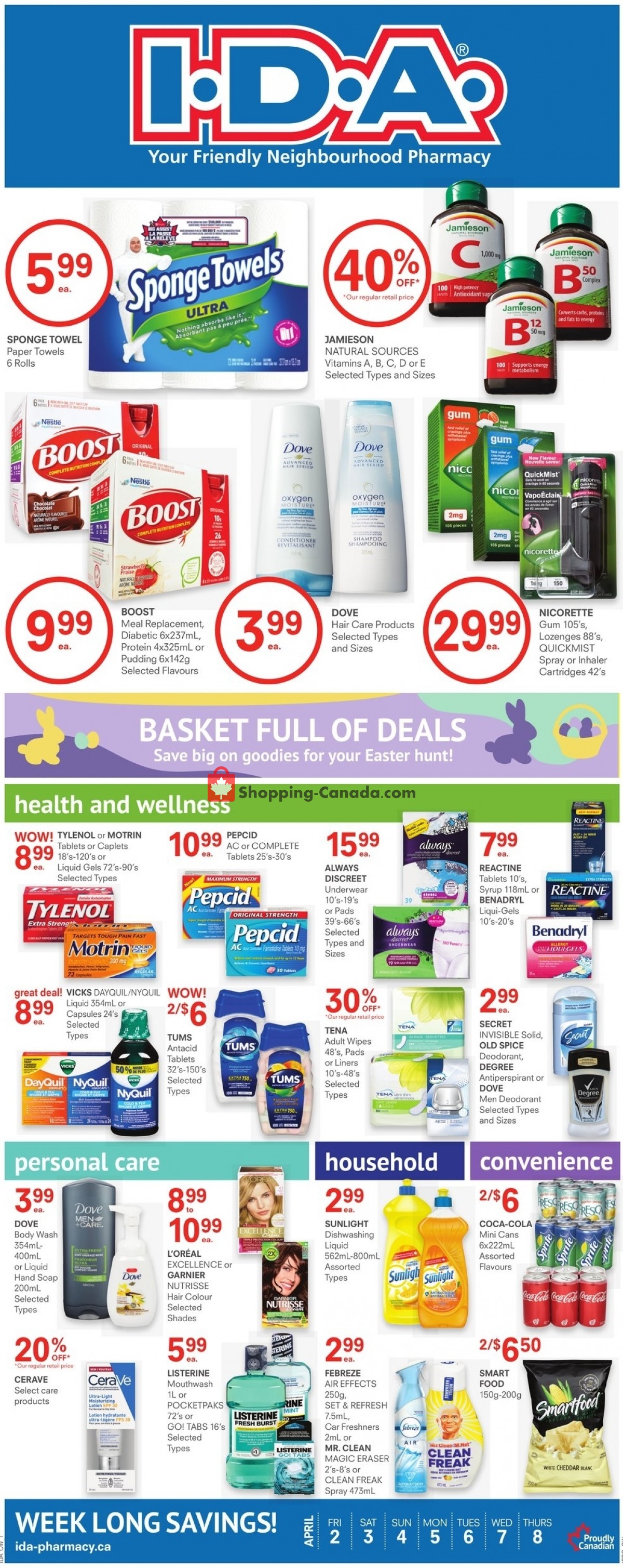 I.D.A. flyer from Friday April 2, 2021 to Thursday April 8, 2021 - page 1