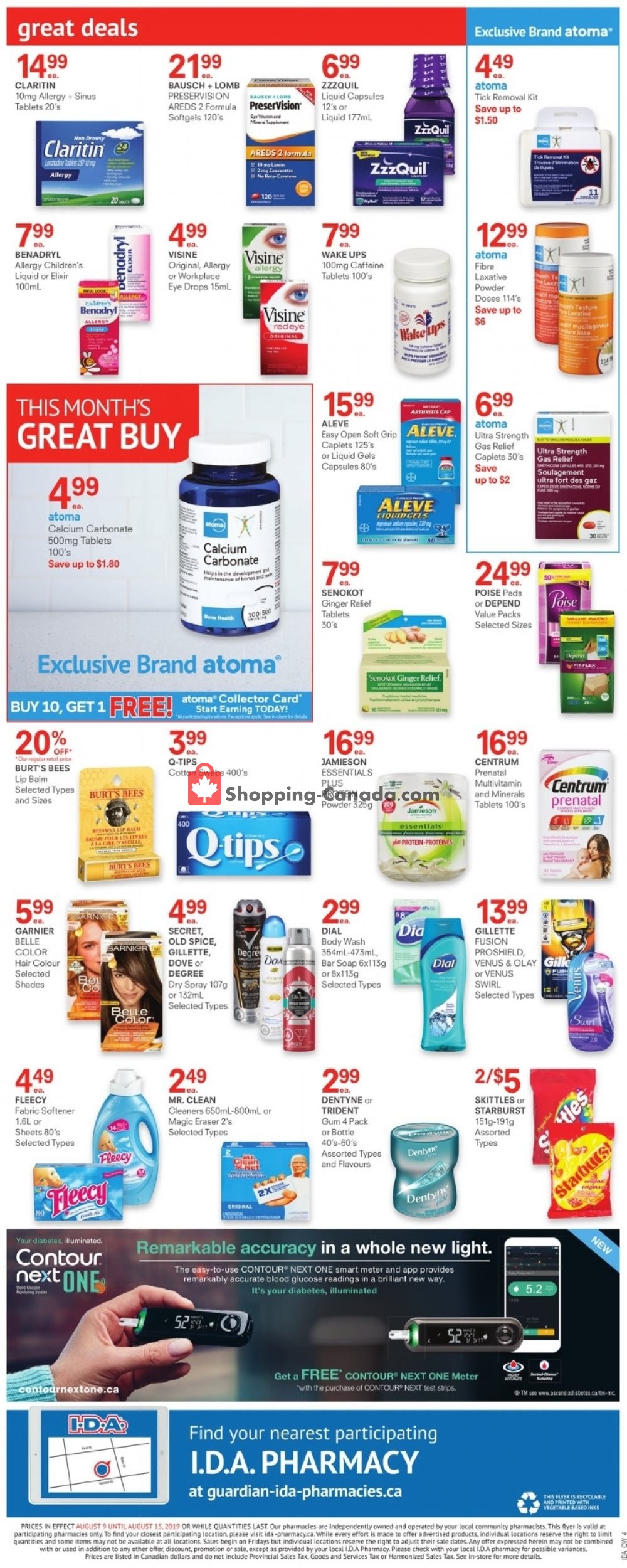 I.D.A. flyer from Friday August 9, 2019 to Thursday August 15, 2019 - page 4