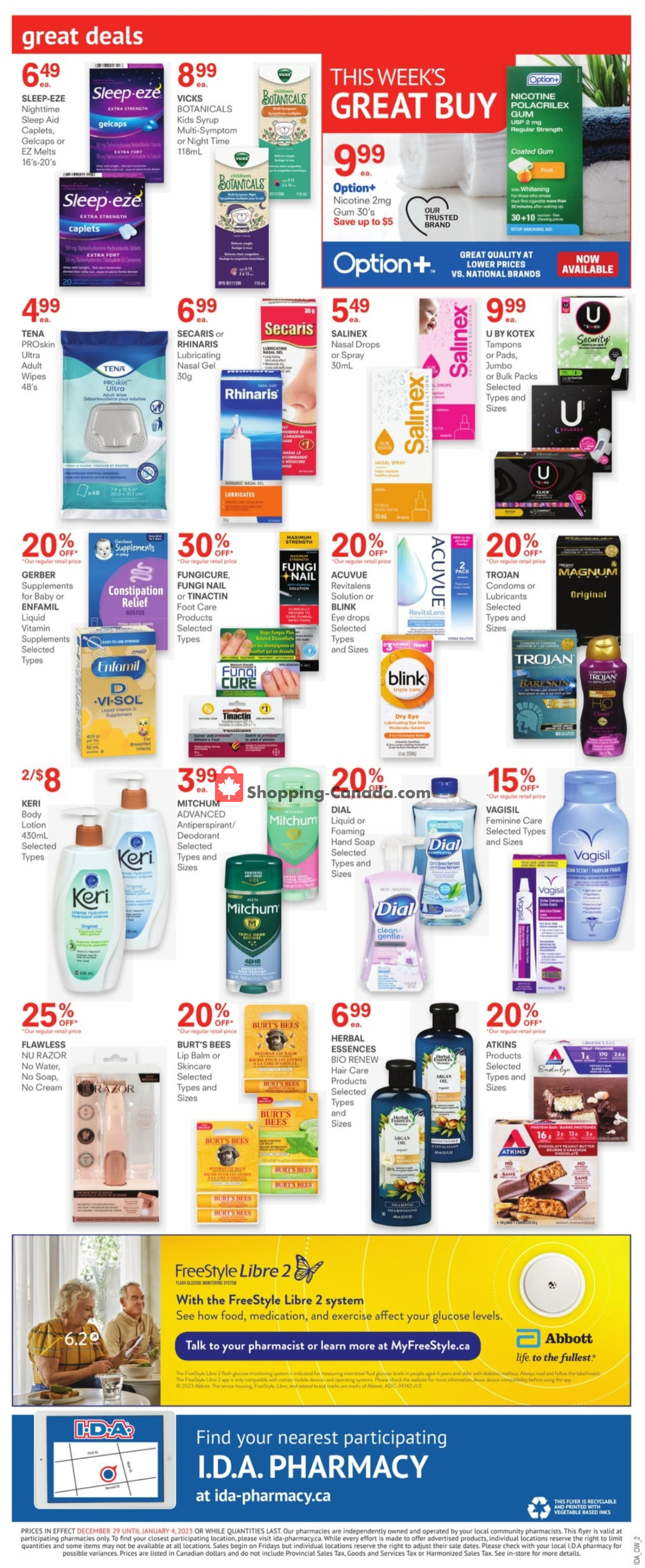 I.D.A. flyer from Friday December 29, 2023 to Thursday January 4, 2024 - page 2