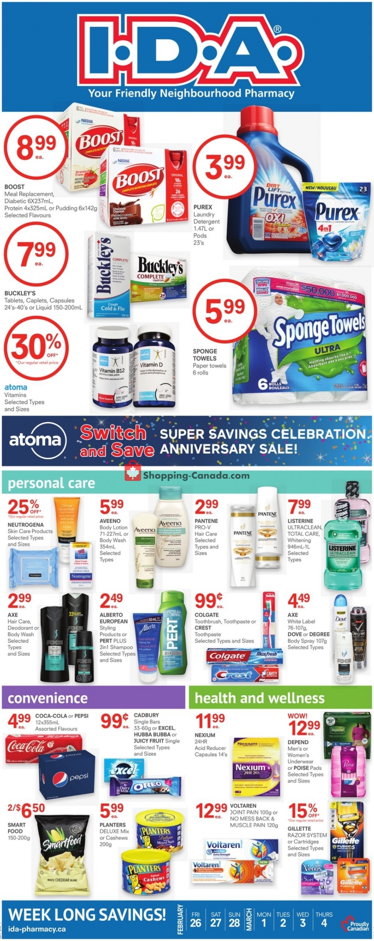 I.D.A. flyer from Friday February 26, 2021 to Thursday March 4, 2021 - page 1
