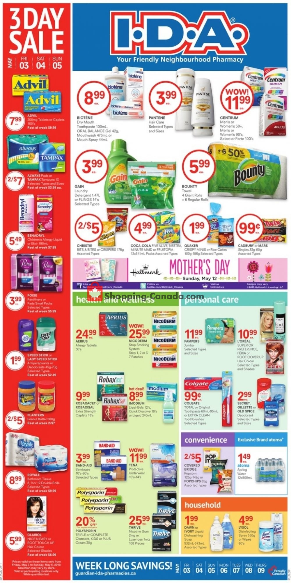 I.D.A. flyer from Friday May 3, 2019 to Thursday May 9, 2019 - page 1