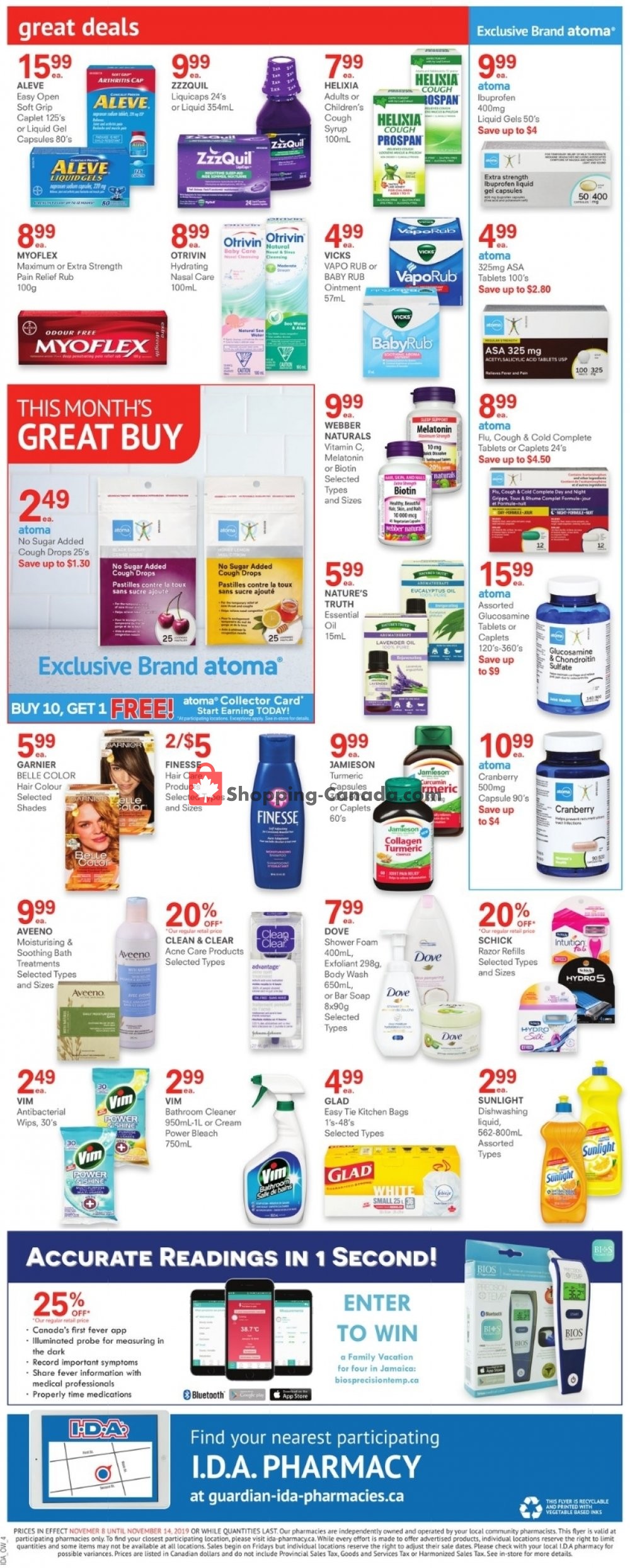 I.D.A. flyer from Friday November 8, 2019 to Thursday November 14, 2019 - page 8