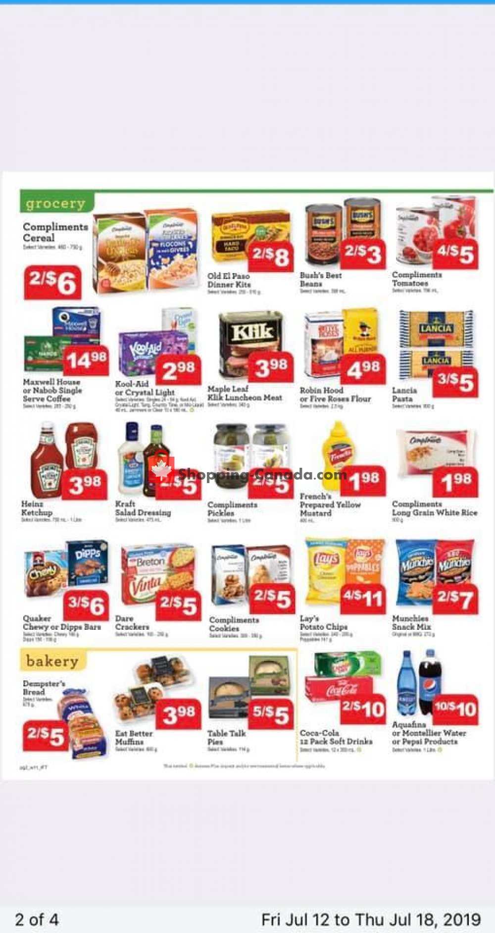 IFT Independent Food Town flyer from Friday July 12, 2019 to Thursday July 18, 2019 - page 2