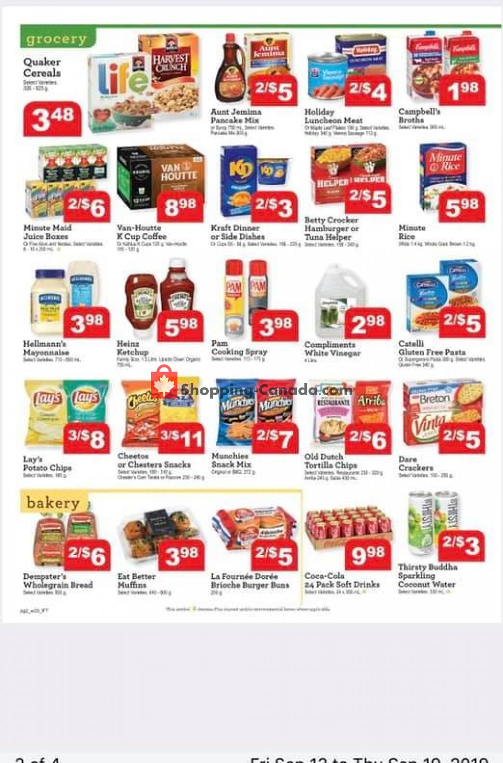 IFT Independent Food Town flyer from Friday September 13, 2019 to Thursday September 19, 2019 - page 2