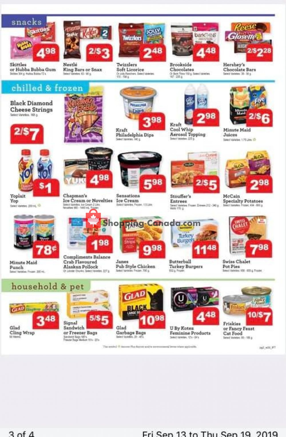 IFT Independent Food Town flyer from Friday September 13, 2019 to Thursday September 19, 2019 - page 3