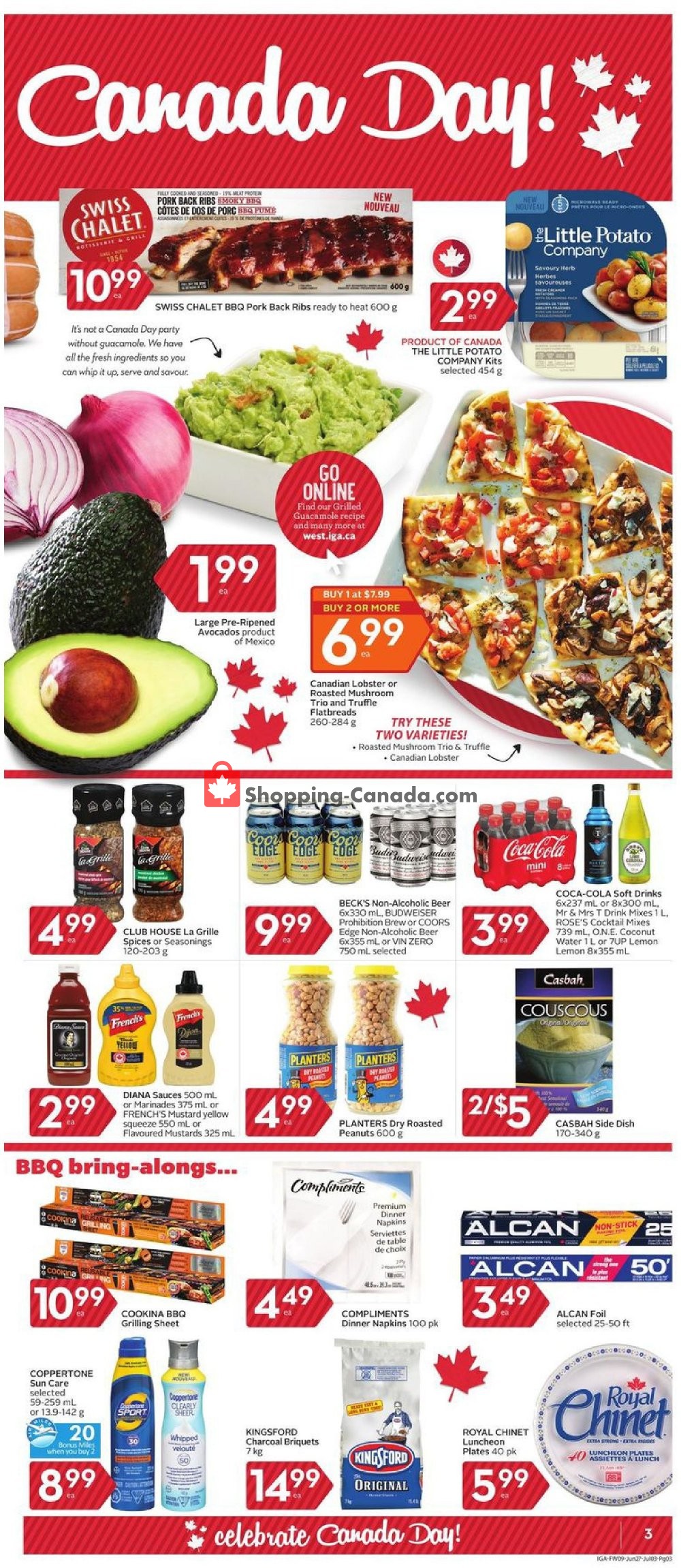 IGA Extra flyer from Thursday June 27, 2019 to Wednesday July 3, 2019 - page 3