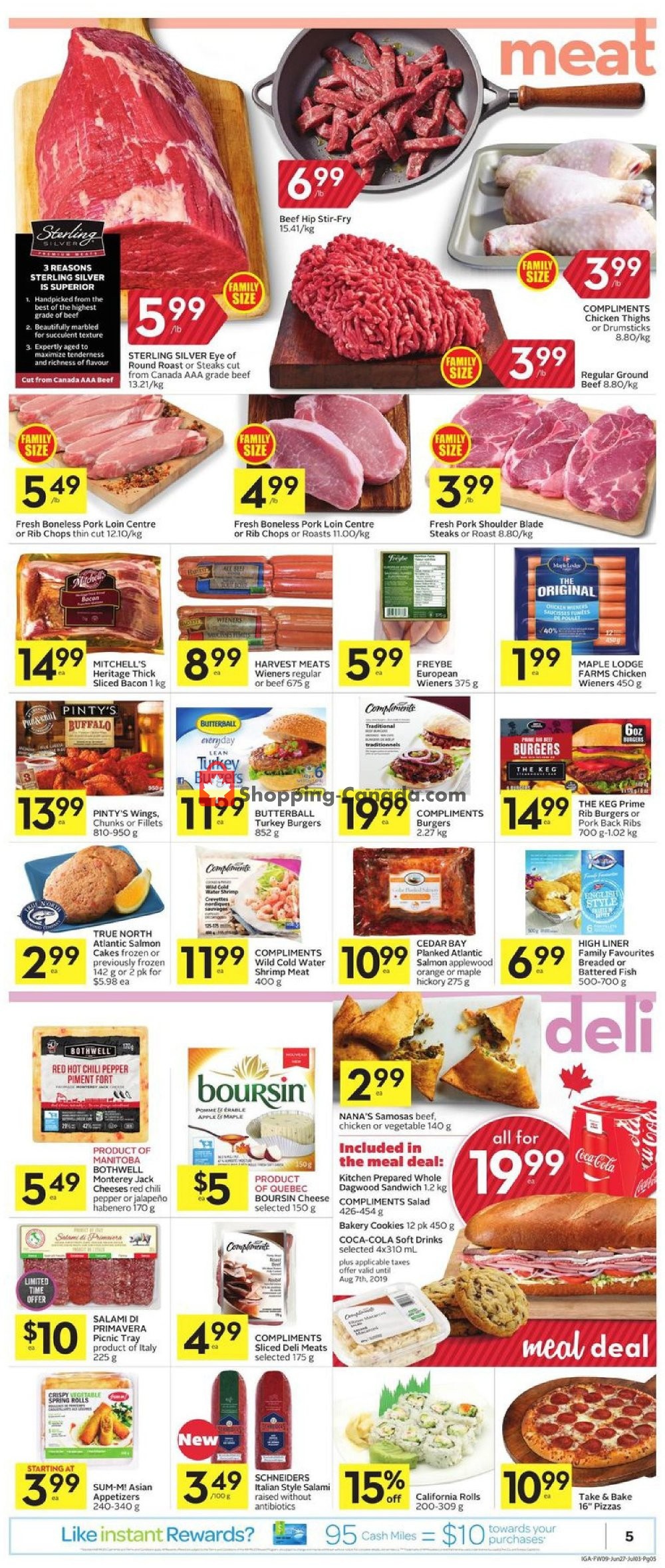 IGA Extra flyer from Thursday June 27, 2019 to Wednesday July 3, 2019 - page 5
