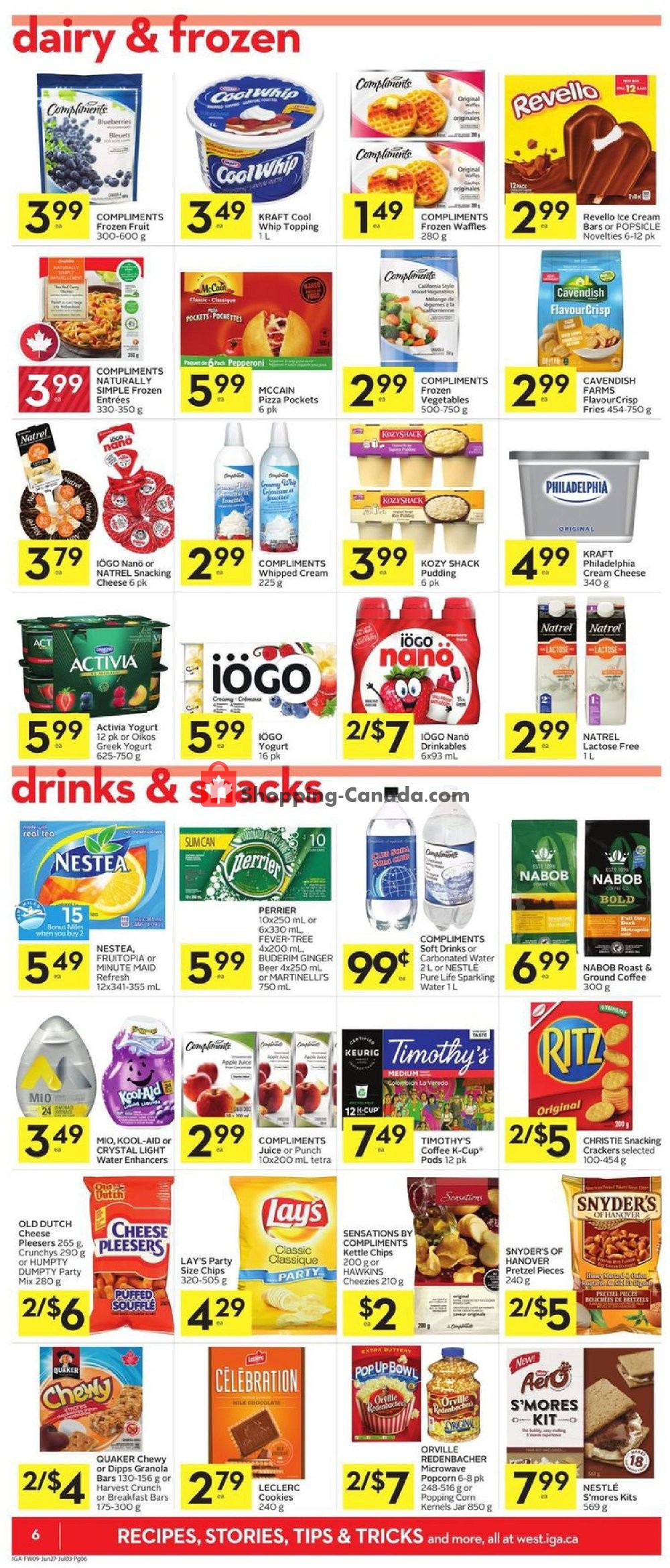 IGA Extra flyer from Thursday June 27, 2019 to Wednesday July 3, 2019 - page 6