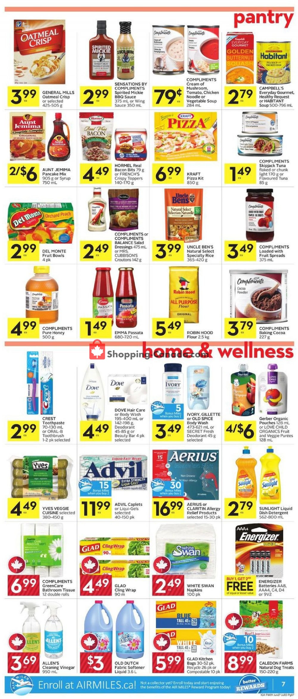 IGA Extra flyer from Thursday June 27, 2019 to Wednesday July 3, 2019 - page 7