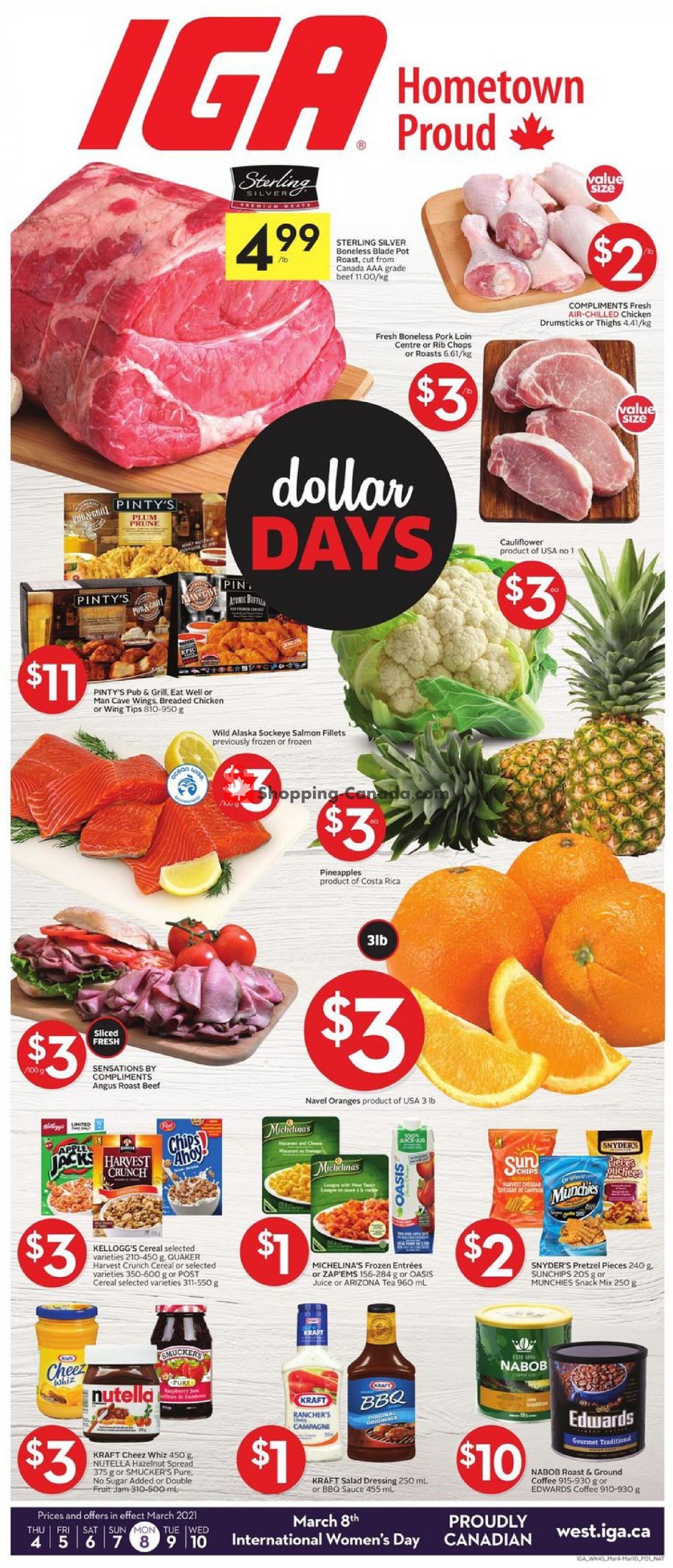 IGA Extra flyer from Thursday March 4, 2021 to Wednesday March 10, 2021 - page 1