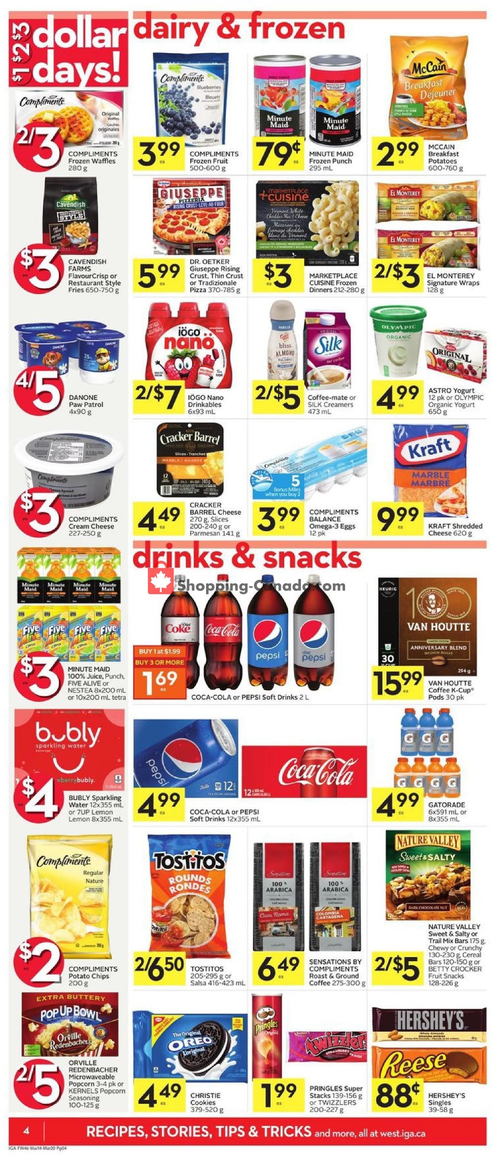 IGA Extra flyer from Thursday March 14, 2019 to Wednesday March 20, 2019 - page 4