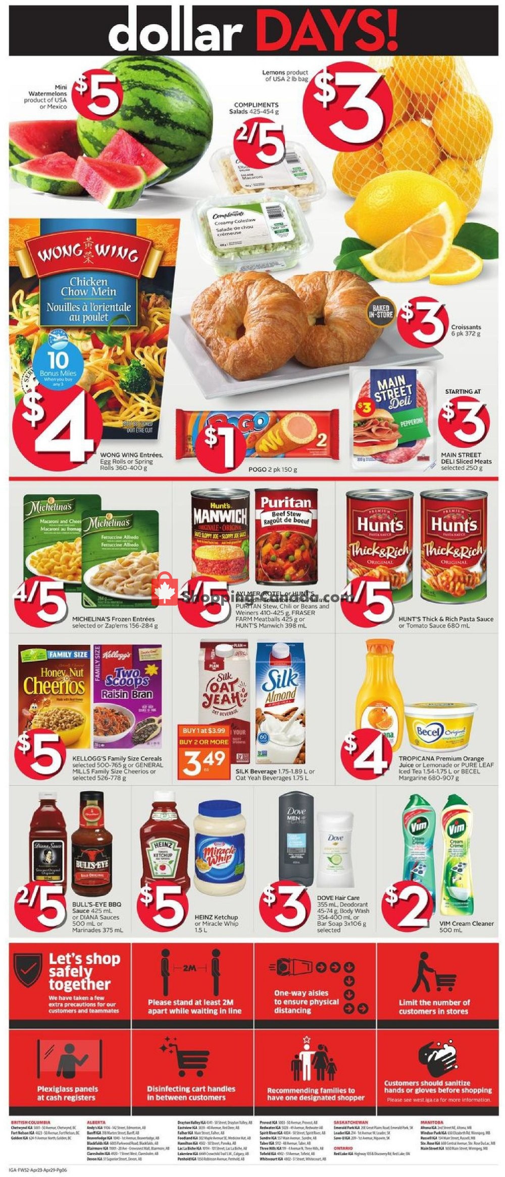IGA Extra flyer from Thursday April 23, 2020 to Wednesday April 29, 2020 - page 10
