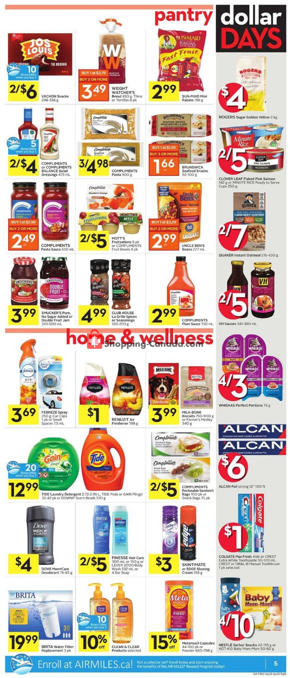 IGA Extra flyer from Thursday April 23, 2020 to Wednesday April 29, 2020 - page 9