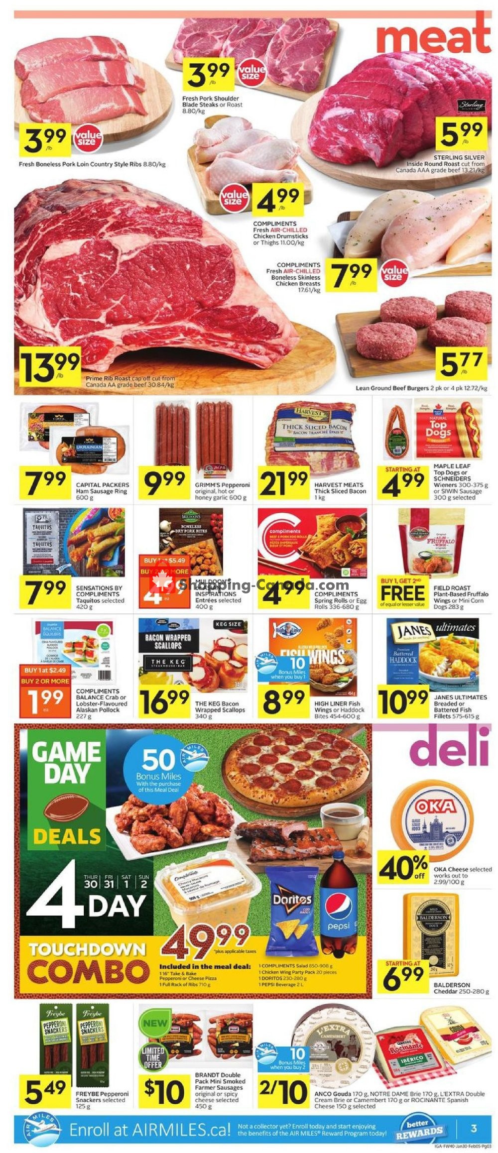 IGA Extra flyer from Thursday January 30, 2020 to Wednesday February 5, 2020 - page 3