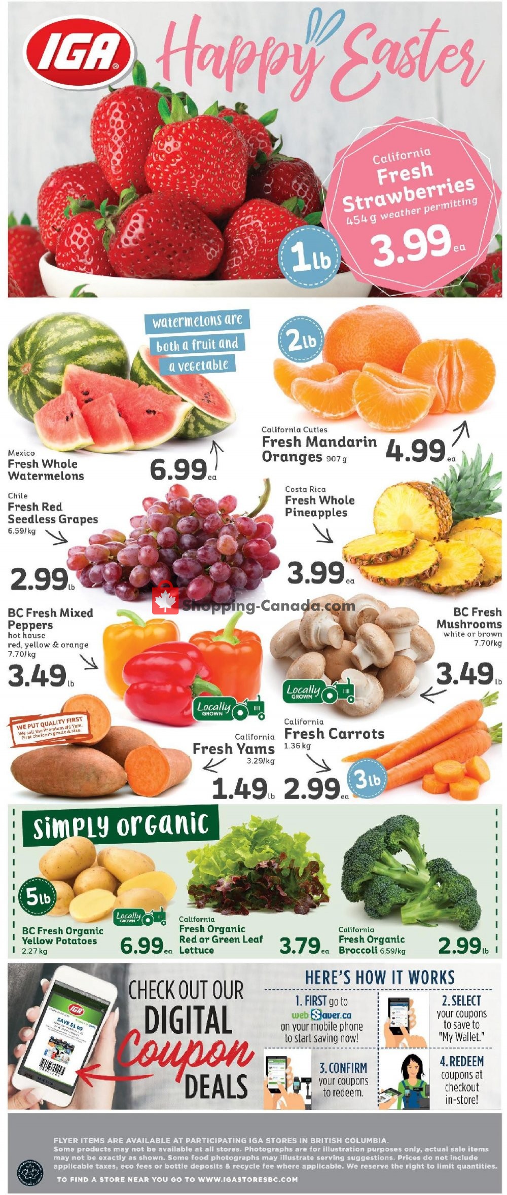 IGA Extra flyer from Friday April 19, 2019 to Thursday April 25, 2019 - page 8