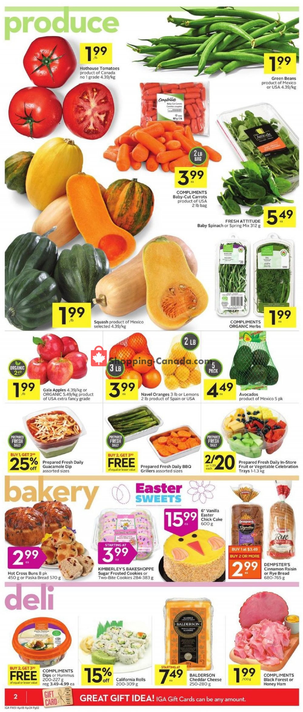 IGA Extra flyer from Thursday April 18, 2019 to Wednesday April 24, 2019 - page 2