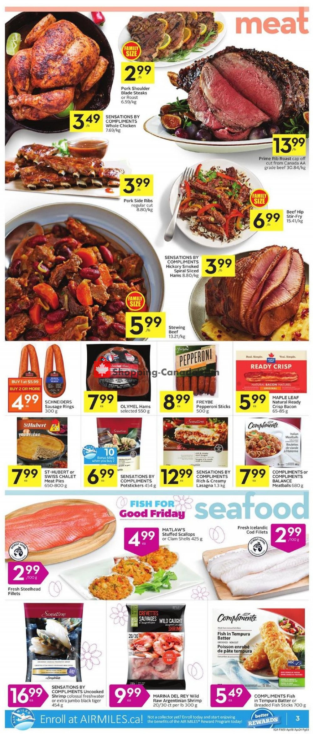 IGA Extra flyer from Thursday April 18, 2019 to Wednesday April 24, 2019 - page 3