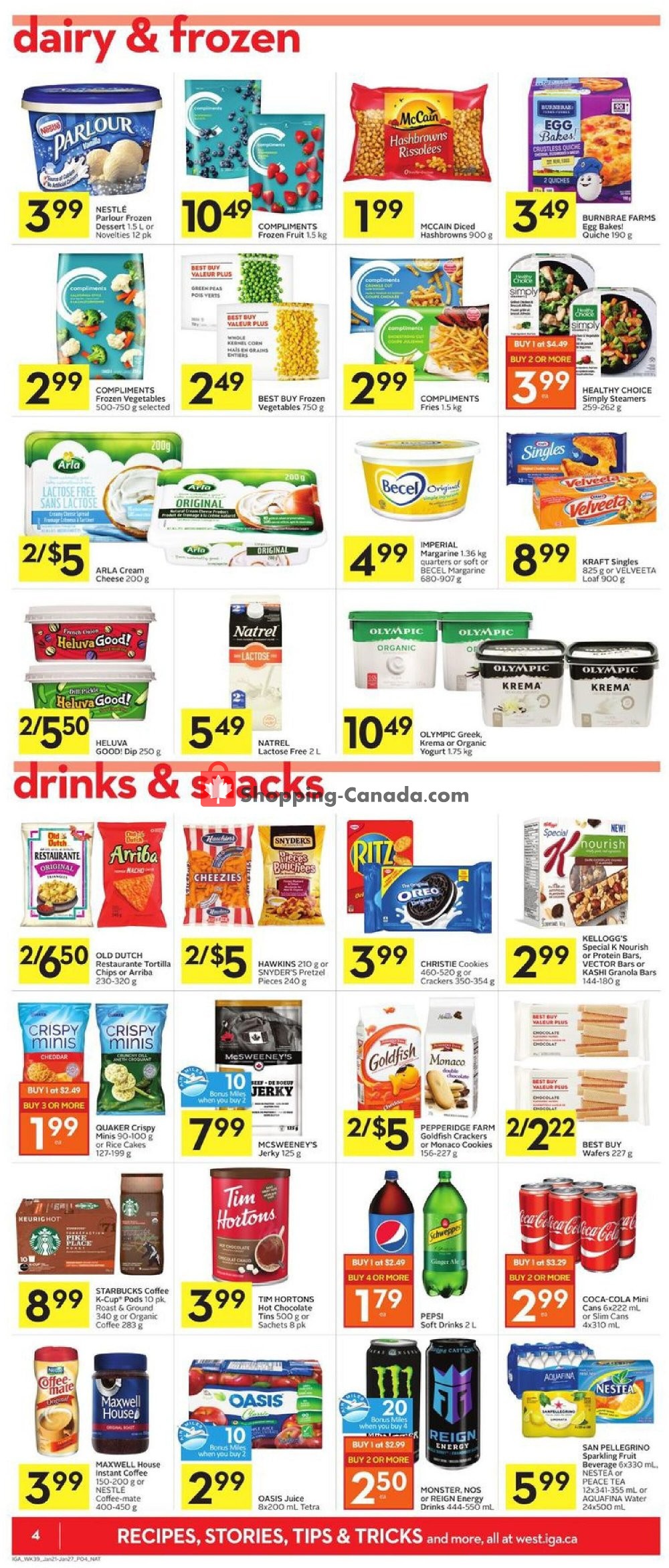 IGA Extra flyer from Thursday January 21, 2021 to Wednesday January 27, 2021 - page 5