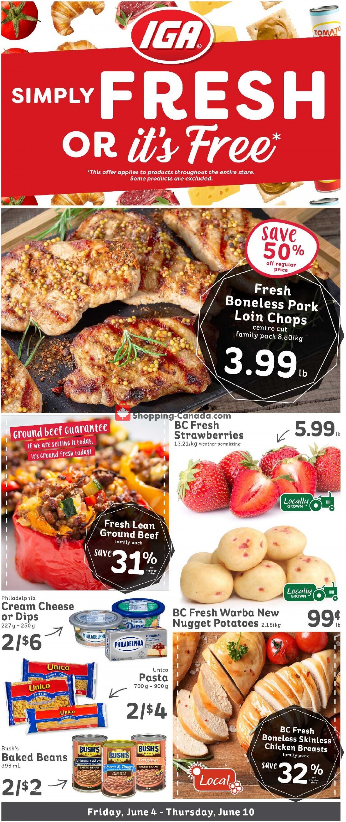 IGA Extra flyer from Friday June 4, 2021 to Thursday June 10, 2021 - page 1