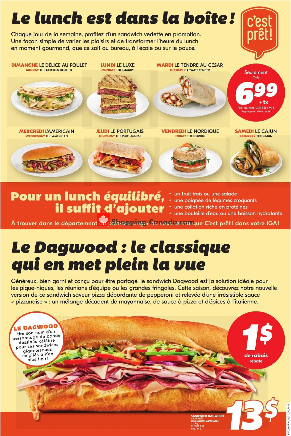 IGA Extra flyer from Thursday August 27, 2026 to Wednesday September 23, 2026 - page 4