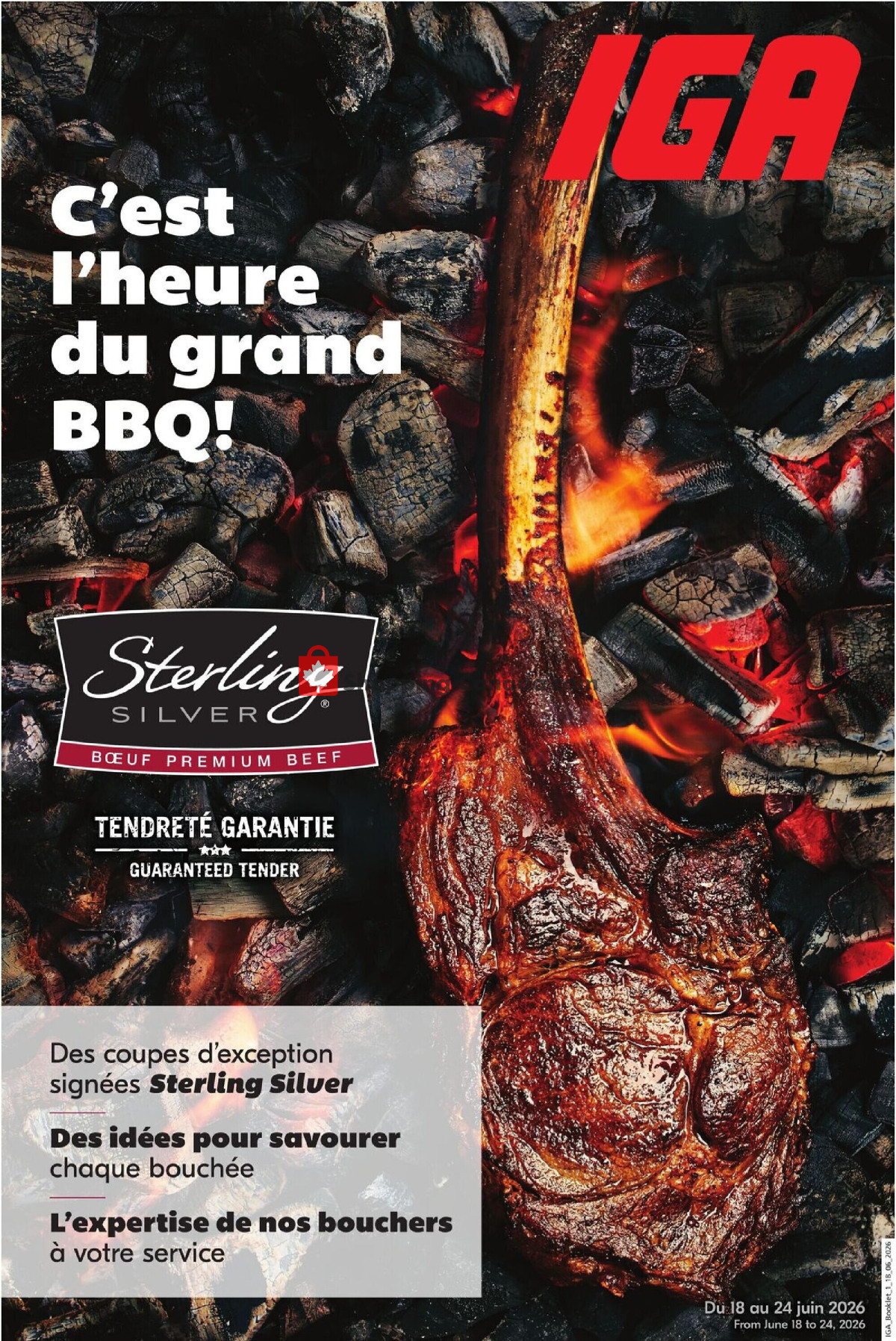 IGA Extra flyer from Thursday June 18, 2026 to Wednesday June 24, 2026 - page 1